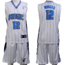 Orlando Magic 12 Howard White Jerseys&Shorts