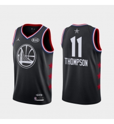 Men Warriors #11 Klay Thompson 2019 All-Star Game Jersey Black