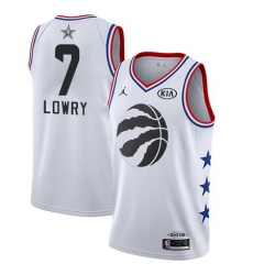 Raptors 7 Kyle Lowry White Youth Basketball Jordan Swingman 2019 AllStar Game Jersey