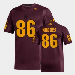 Men Arizona State Sun Devils Curtis Hodges Replica Maroon Football Jersey