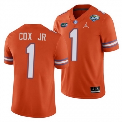 Florida Gators Brenton Cox Jr. Orange 2020 Cotton Bowl Classic College Football Jersey