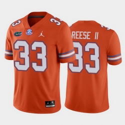 Florida Gators David Reese Ii Orange Alternate Men'S Jersey