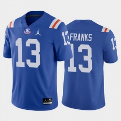 Florida Gators Feleipe Franks Royal Throwback Men'S Jersey