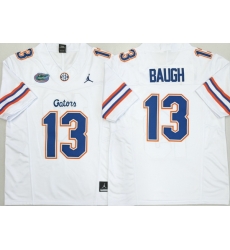 Men Florida Gators  13 Jadan Baugh White 2026 F U S E  Stitched Jersey
