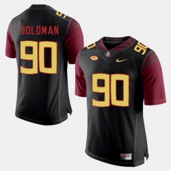 Florida State Seminoles Eddie Goldman College Football Black Jersey