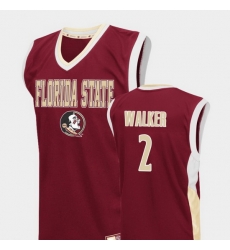 Men Florida State Seminoles Cj Walker Red Fadeaway College Basketball Jersey