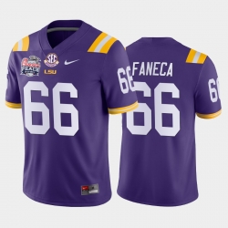 LSU Tiger Alan Faneca Purple Away Men'S Jersey