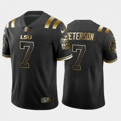 LSU Tiger Patrick Peterson Black Golden Edition Men'S Jersey