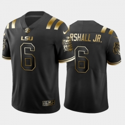 LSU Tiger Terrace Marshall Jr. Black Golden Edition Men'S Jersey