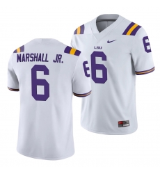 LSU Tiger Terrace Marshall Jr. White College Football Men'S Jersey