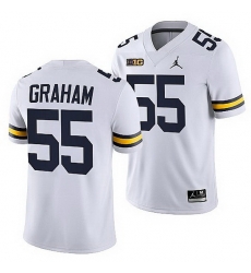 Michigan Wolverines Brandon Graham White Nfl Alumni Men Jersey