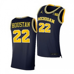 Michigan Wolverines Caleb Houstan 2022 Nba Draft Top Prospect Jersey