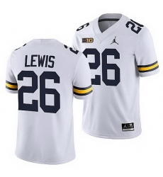 Michigan Wolverines Jourdan Lewis White Nfl Alumni Men Jersey