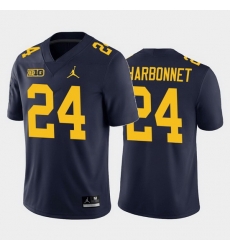 Michigan Wolverines Zach Charbonnet Navy Home Men'S Jersey