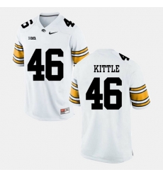 George Kittle White Iowa Hawkeyes Alumni Football Game Jersey