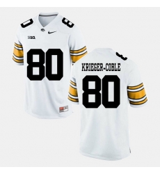 Henry Krieger Coble White Iowa Hawkeyes Alumni Football Game Jersey