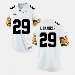 Leshun Daniels Jr. White Iowa Hawkeyes Alumni Football Game Jersey