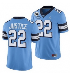 North Carolina Tar Heels Charlie Justice Blue College Football Alumni Jersey