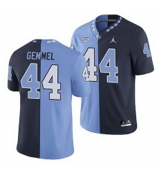 North Carolina Tar Heels Jeremiah Gemmel College Football Navy Blue Split Edition Game Jersey