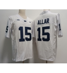 Men Notre Dame Fighting Irish Drew Allar #15 White F U S E Stitched Jersey