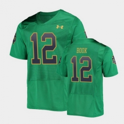 Men Notre Dame Fighting Irish Ian Book College Football Green Replica Jersey