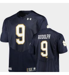 Men Notre Dame Fighting Irish Kyle Rudolph 9 Navy Alumni Football Game Replica Jersey