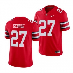 Ohio State Buckeyes Eddie George Scarlet College Football Men'S Jersey