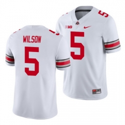 Ohio State Buckeyes Garrett Wilson White Game Men'S Jersey