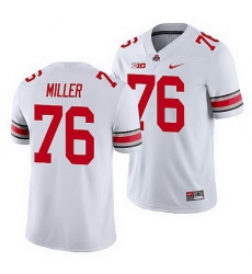 Ohio State Buckeyes Harry Miller White Game Men'S Jersey