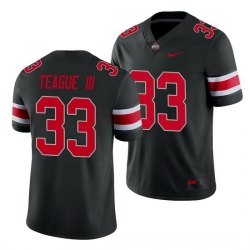 Ohio State Buckeyes Master Teague Iii Black Game Men'S Jersey