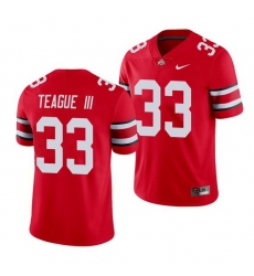 Ohio State Buckeyes Master Teague Iii Scarlet Game Men'S Jersey