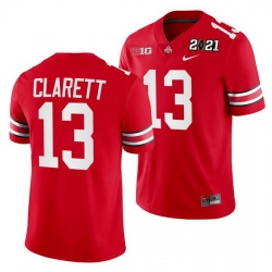 Ohio State Buckeyes Maurice Clarett Scarlet 2021 Sugar Bowl Champions College Football Playoff College Football Playoff Jersey