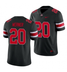 Ohio State Buckeyes Pete Werner Black Game Men'S Jersey