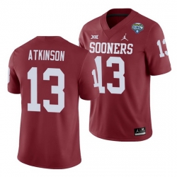 Oklahoma Sooners Colt Atkinson Crimson 2020 Cotton Bowl Men'S Jersey