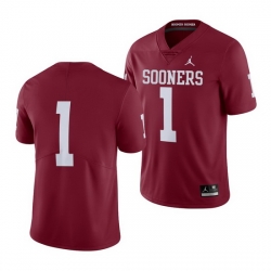 Oklahoma Sooners Crimson College Football Men'S Jersey