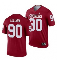 Oklahoma Sooners Josh Ellison Crimson Legend Men'S Jersey