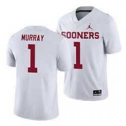 Oklahoma Sooners Kyler Murray White Game Men'S Jersey