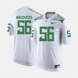 Men Oregon Ducks Alex Balducci College Football White Jersey