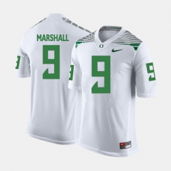 Men Oregon Ducks Byron Marshall College Football White Jersey