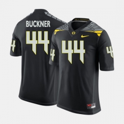 Men Oregon Ducks Deforest Buckner College Football Black Jersey