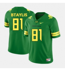 Men Oregon Ducks Evan Baylis College Football Green Jersey