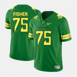 Men Oregon Ducks Jake Fisher College Football Green Jersey