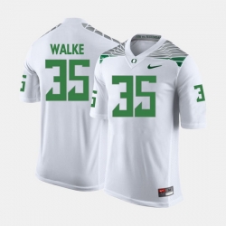 Men Oregon Ducks Joe Walker College Football White Jersey