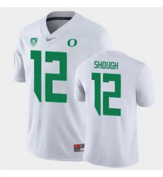 Men Oregon Ducks Tyler Shough Game White College Football Jersey