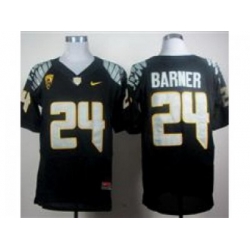 Ncaa Oregon Ducks Kenjon Barner #24 Black College Football Jerseys