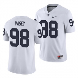 penn state nittany lions dan vasey white college football men's jersey