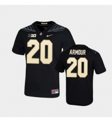 Men Purdue Boilermakers Alfred Armour Game Football Black Jersey