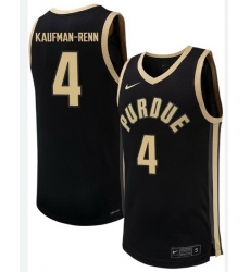 Purdue #4 Trey Kauffman Ren Black NCAA Basketball Jersey Purdue #4 Trey Kauffman Ren Black NCAA Basketball Jersey