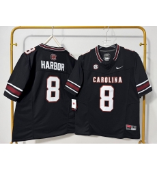 Men South Carolina Gamecocks 8 Nyck Harbor Black F U S E Stitched Jersey Men South Carolina Gamecocks 8 Nyck Harbor Black F U S E Stitched Jersey