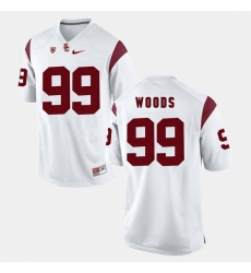 Men Usc Trojans Antwaun Woods Pac 12 Game White Jersey